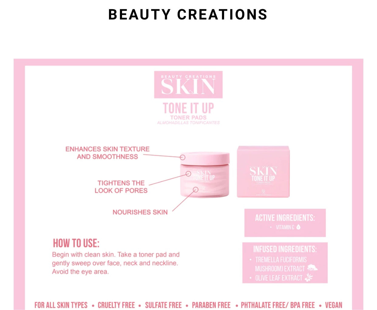 Beauty Creations “Tone It Up”