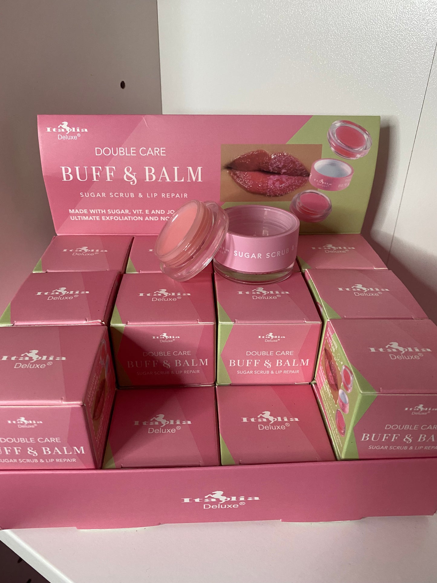 Deluxe Italia Buff & Balm Double Care