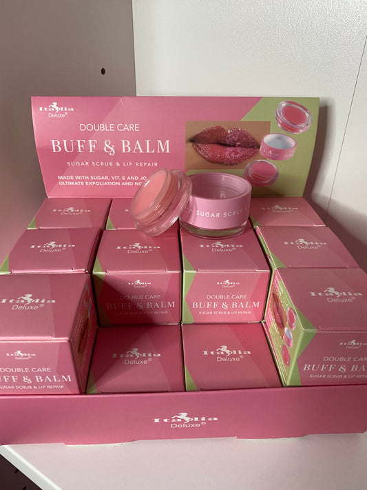 Deluxe Italia Buff & Balm Double Care